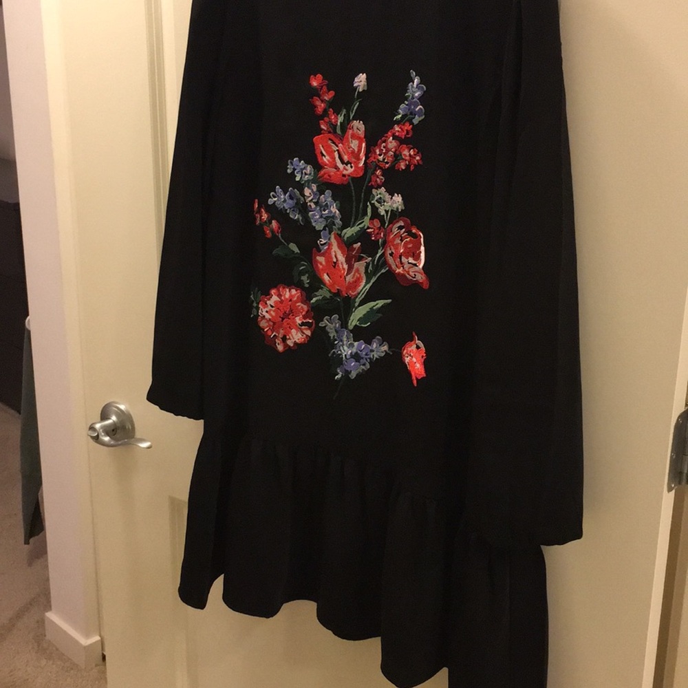 Black dress.
